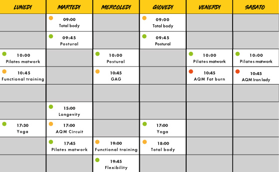 planning fitness BCA 2627